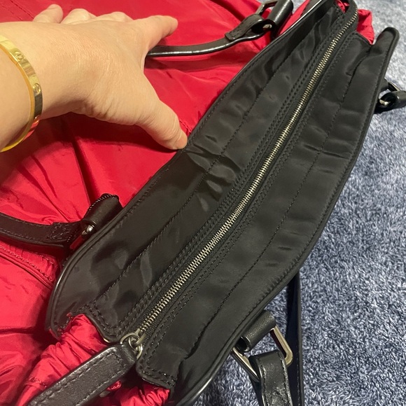 Burberry. Red Nylon Tote Bag - Picture 12 of 15